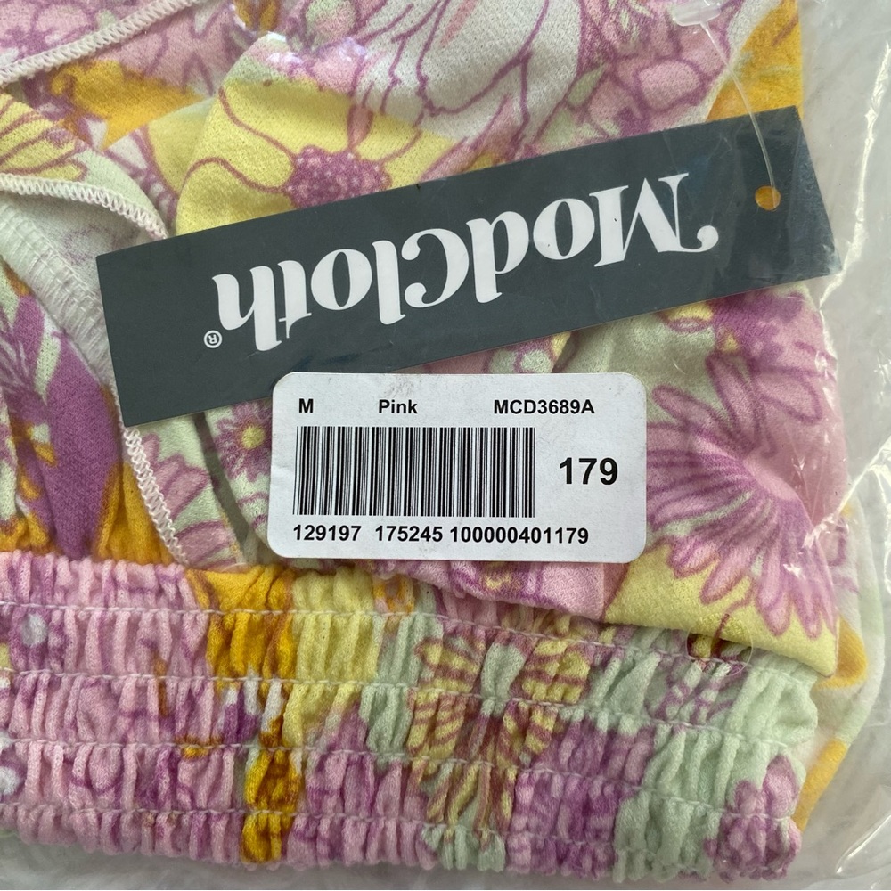 ModCloth Marvelous Flower Medley Surplice Dress | Size Medium - Picture 6 of 7